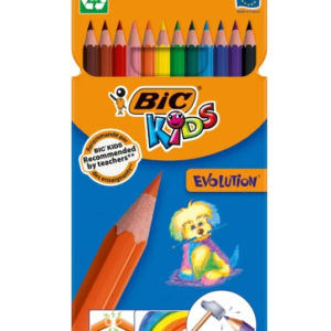 Карандаши BIC цветные KIDS Evolution wallet 12шт