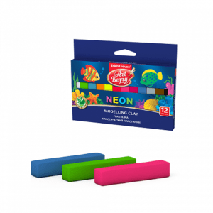 Пластилин Art Berry мягкий Neon 180г 12цв