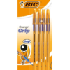 Ручка BIC Оранж Грип тонкая линия синяя 4шт