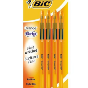 Ручка BIC Оранж тонкая линия синяя 4шт