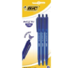 Ручка BIC Раунд Стик Клик синяя 3шт