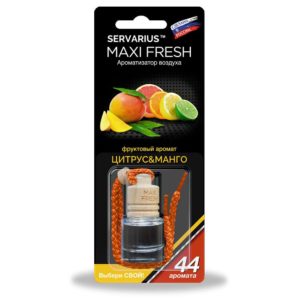 Ароматизатор MAXI FRESH подвесной бутылочка ЦИТРУС МАНГО HMF28