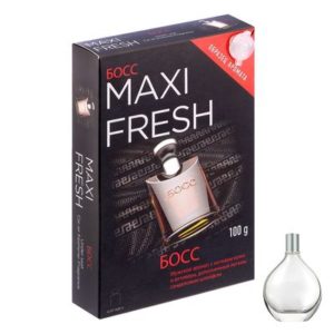 Ароматизатор MAXI FRESH под сиденье гель с пробником БОСС MF105