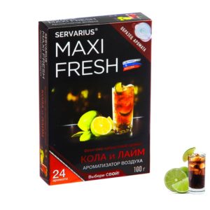 Ароматизатор MAXI FRESH под сиденье гель с пробником КОЛА ЛАЙМ MF122