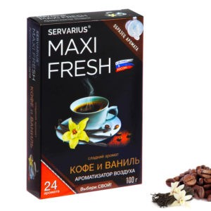 Ароматизатор MAXI FRESH под сиденье гель с пробником КОФЕ ВАНИЛЬ MF119