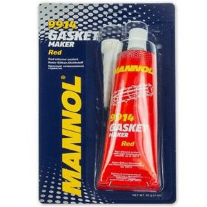 Герметик MANNOL Красный силиконовый Gasket Maker red 0.08L -50°C -+300°C 9914