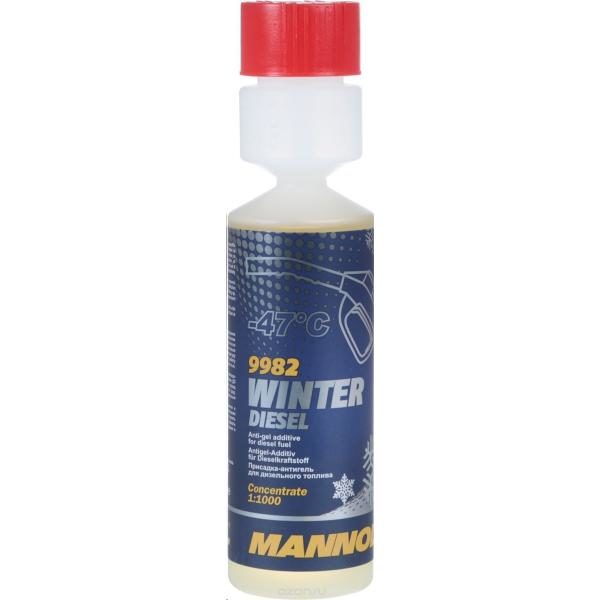 Антигель MANNOL Зимний мегаконцентрат для диз топлива Winter Diesel 0.25L 9982