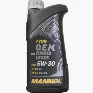 Моторное масло MANNOL O E M for Toyota Lexus 5W30 SN/CF 7709 1L METAL