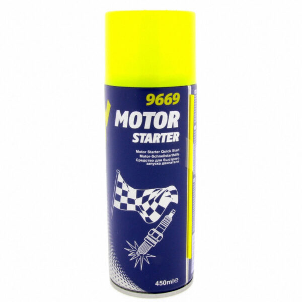 Спрей MANNOL быстрый запуск Motor Starter 0,45L 9669